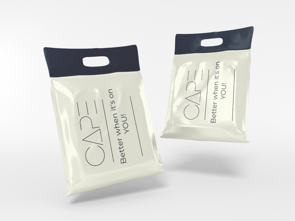 cape packaging mockup