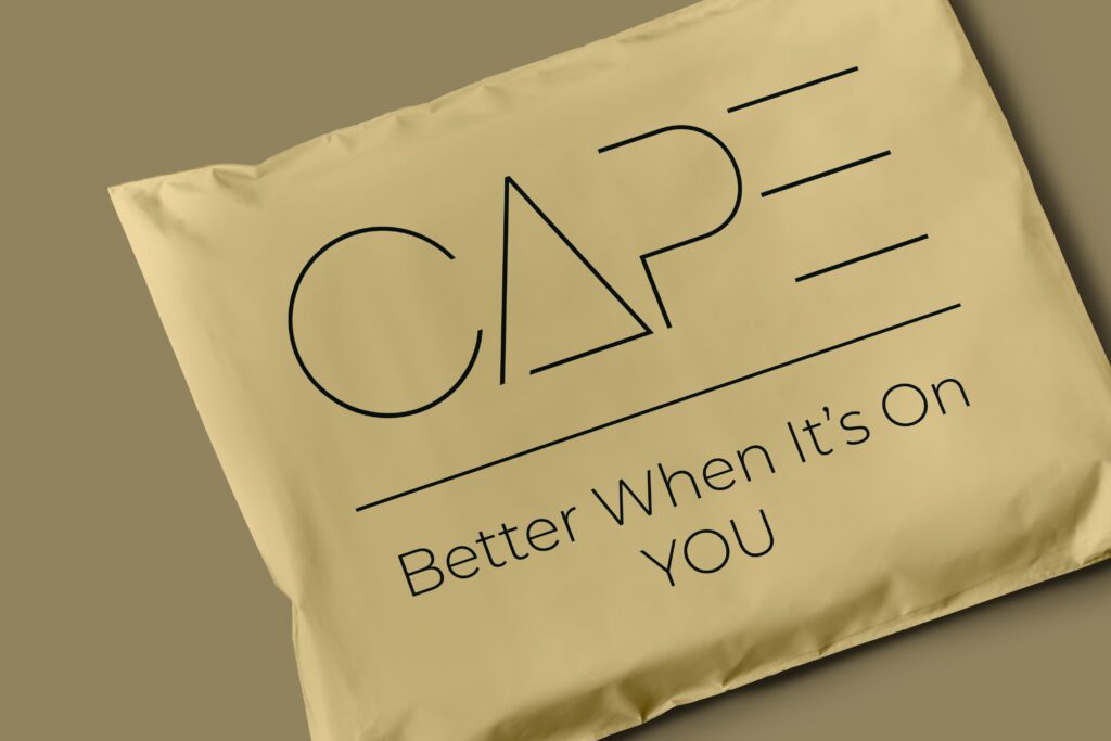 cape packaging mockup