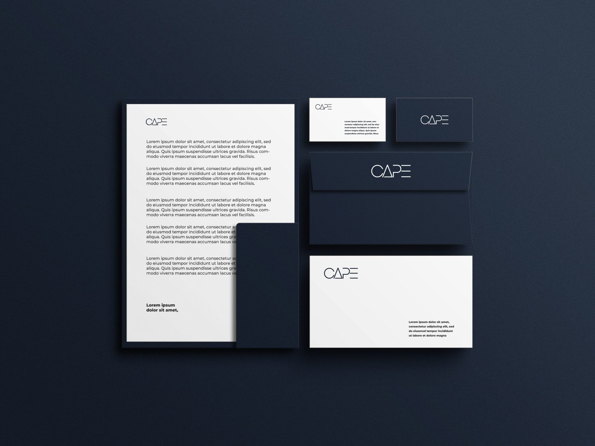 cape packagin mockup