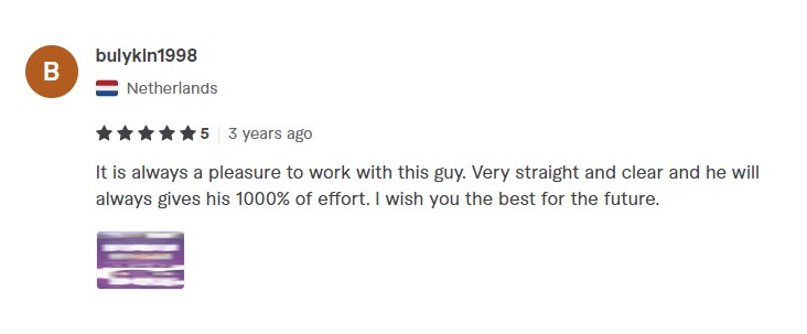 Review for wordpress developer zahid